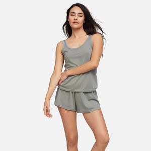 MATE the Label Small Sage Tencel Sleep Short & Tank Set NWT